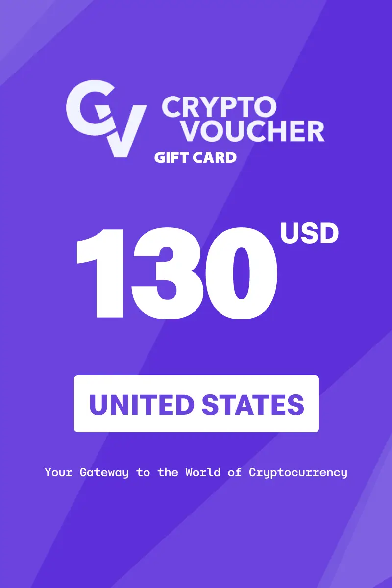 Crypto Voucher 130 USD Gift Card (United States) - Digital Key