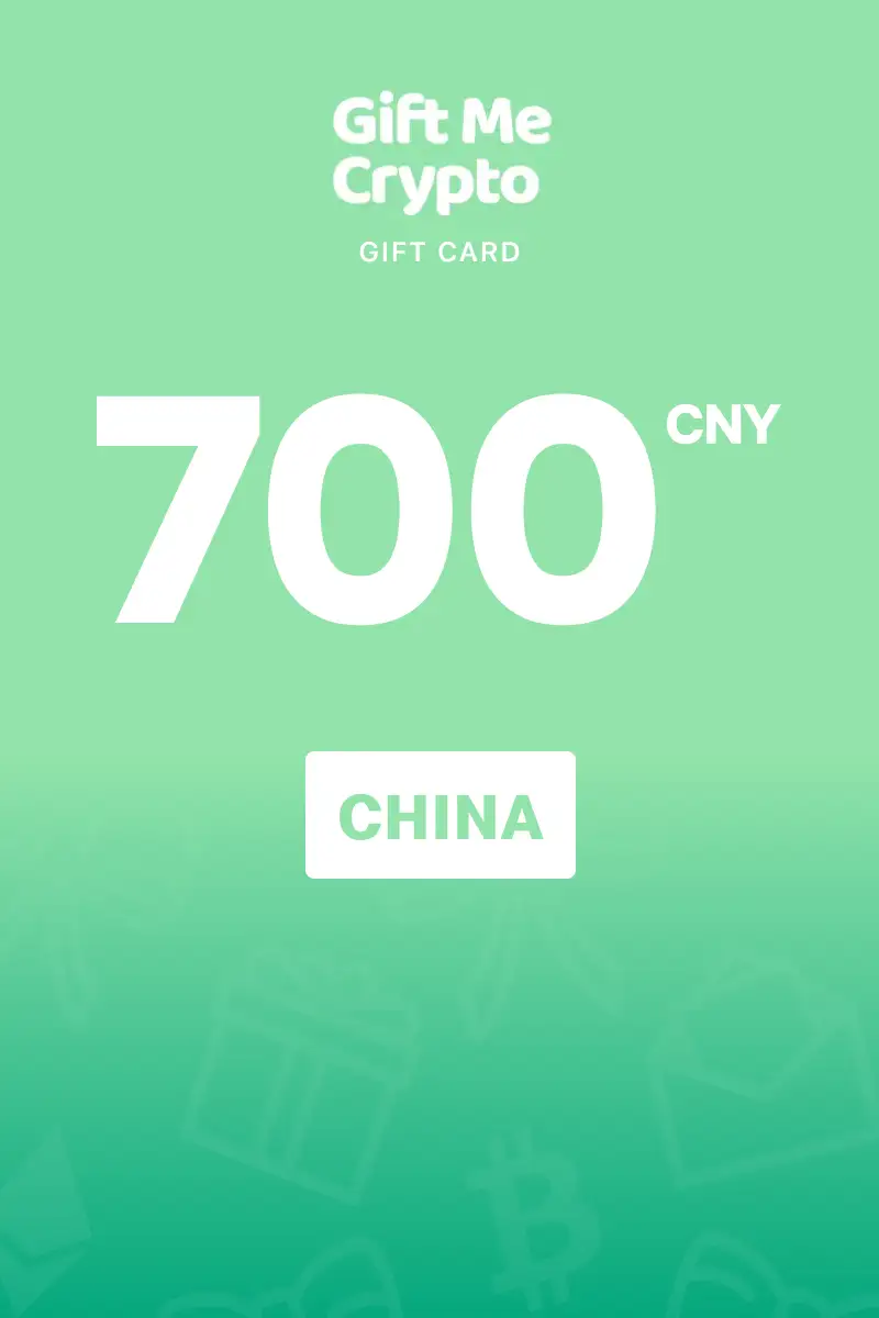 Gift Me Crypto 700 CNY Gift Card (China) - Digital Key
