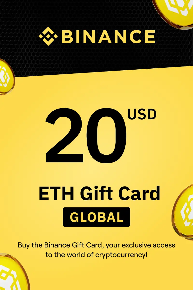 Binance (ETH) 20 USD Gift Card (Global) - Digital Key