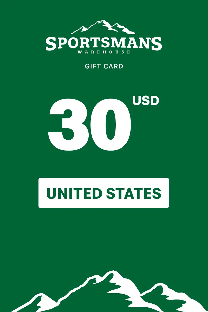 Sportsman's Warehouse 30 USD Gift Card (United States) - Digital Key