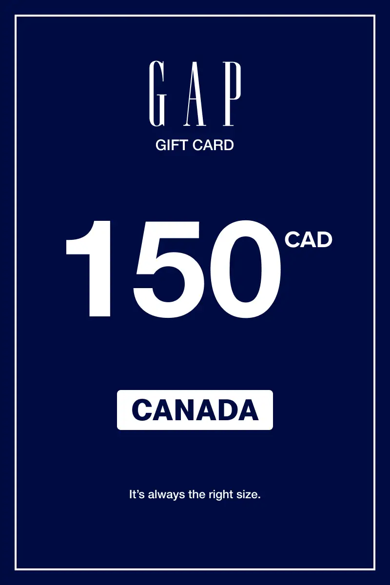 Gap 150 CAD Gift Card (Canada) - Digital Key
