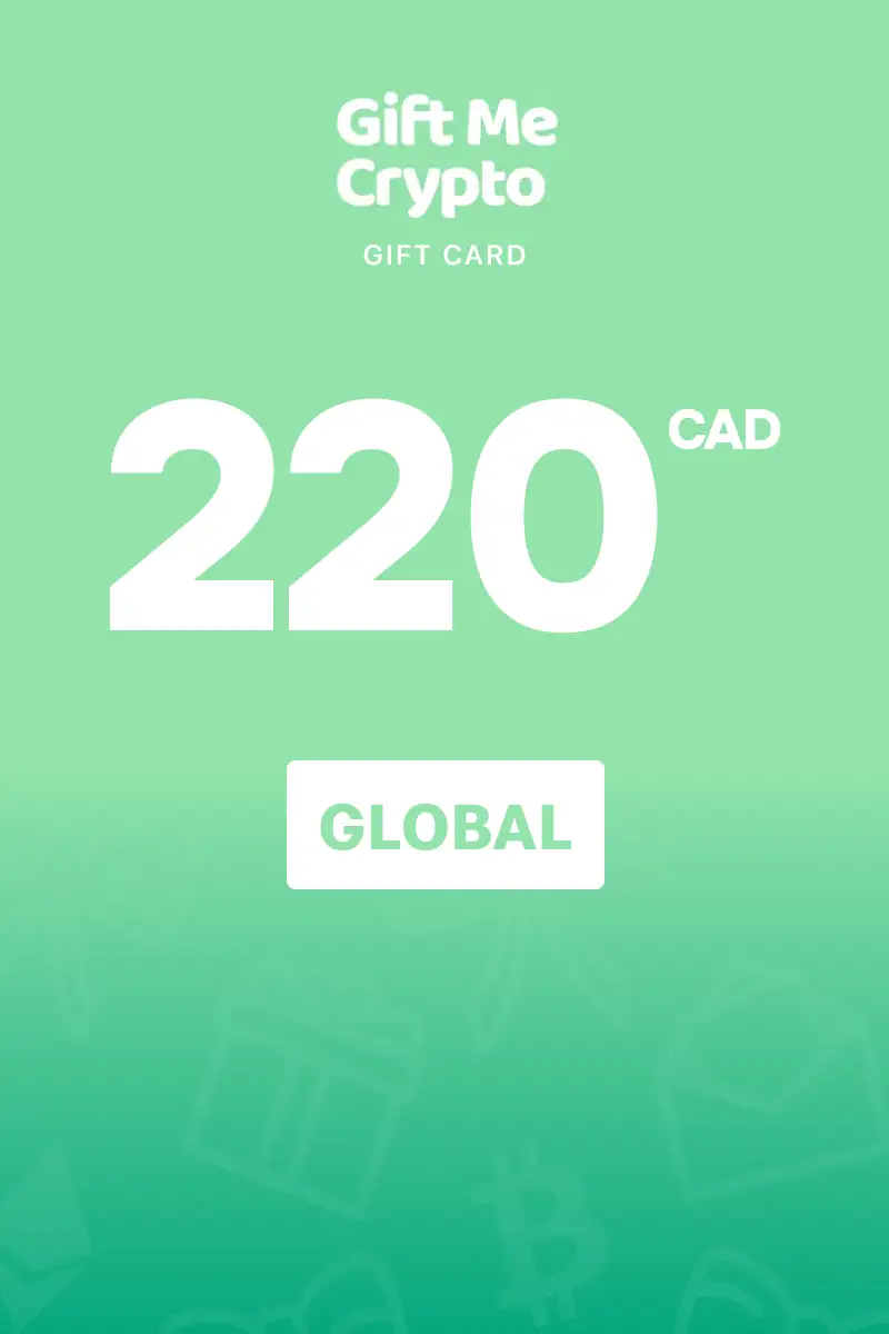 Gift Me Crypto 220 CAD Gift Card (Global) - Digital Key