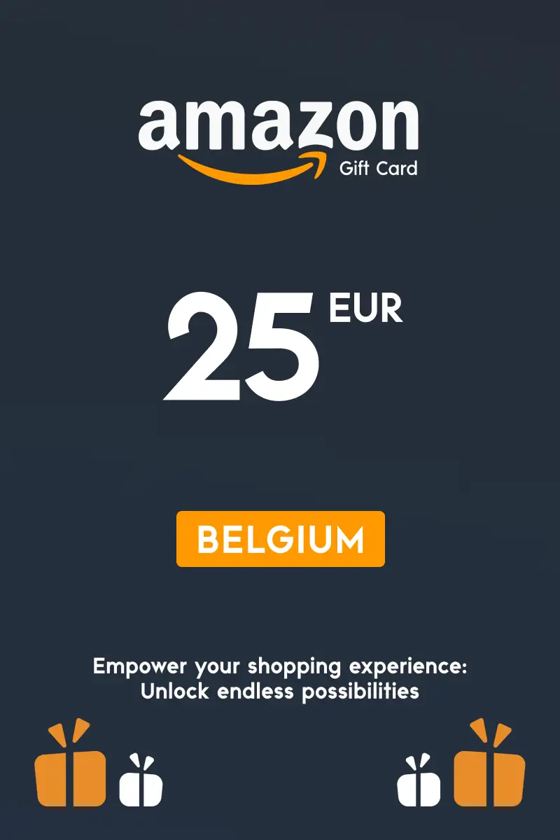 Amazon 25 EUR Gift Card (Belgium) - Digital Key
