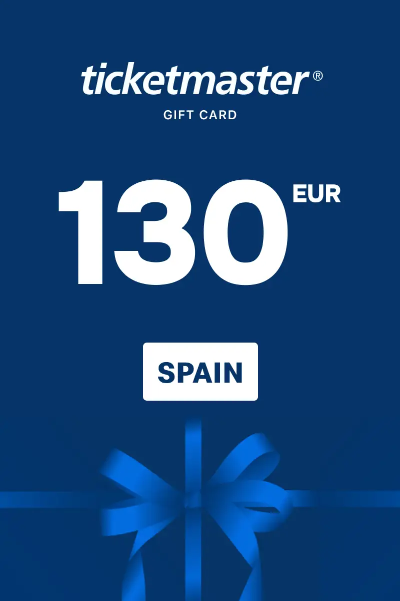 Ticketmaster 130 EUR Gift Card (Spain) - Digital Key