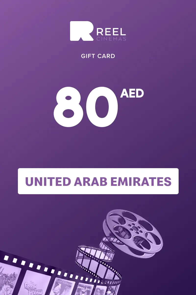 Reel Cinema 80 AED Gift Card (United Arab Emirates) - Digital Key