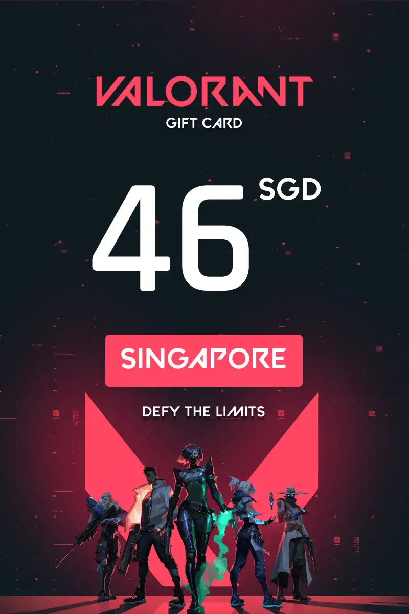 Valorant 46 SGD Gift Card (Singapore) - Digital Key
