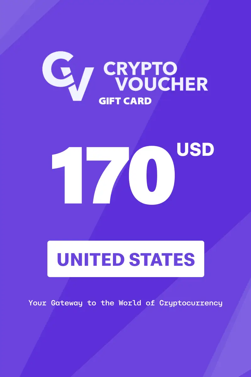 Crypto Voucher 170 USD Gift Card (United States) - Digital Key
