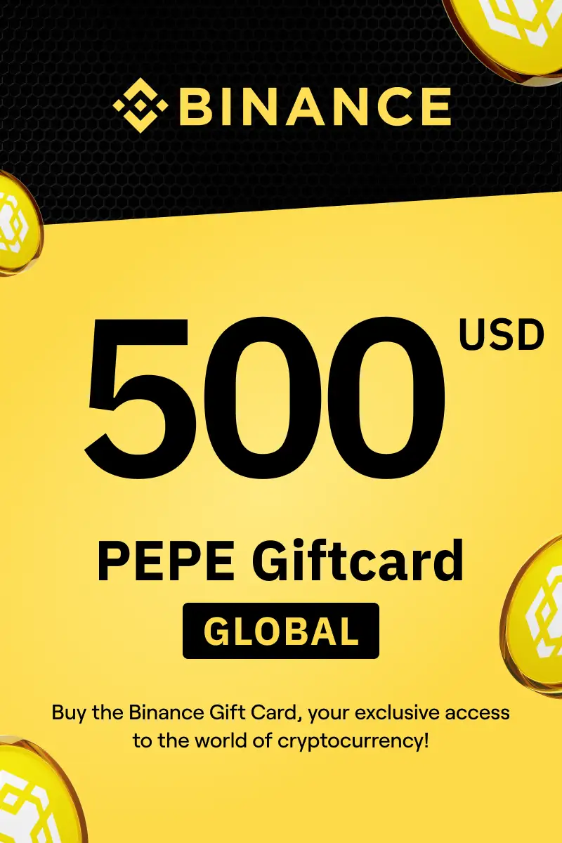 Binance (PEPE) 500 USD Gift Card (Global) - Digital Key