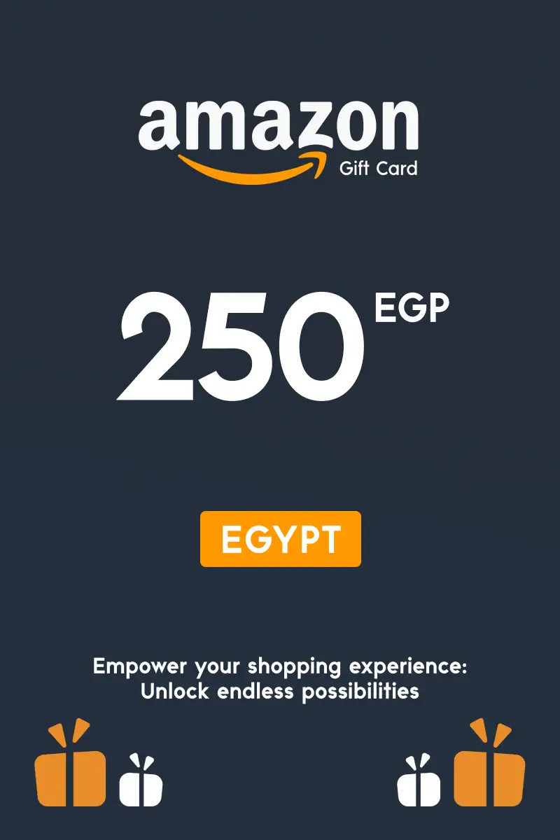 Amazon 250 EGP Gift Card (Egypt) - Digital Key