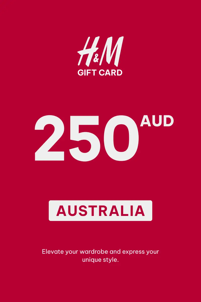 HandM 250 AUD Gift Card (Australia) - Digital Key