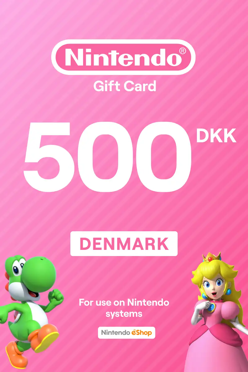 Nintendo eShop 500 DKK Gift Card (Denmark) - Digital Key