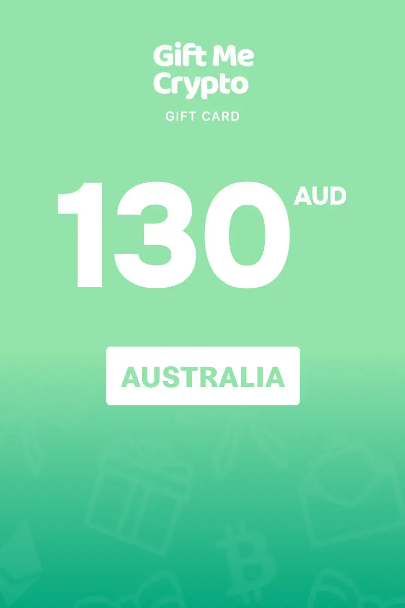 Gift Me Crypto 130 AUD Gift Card (Australia) - Digital Key