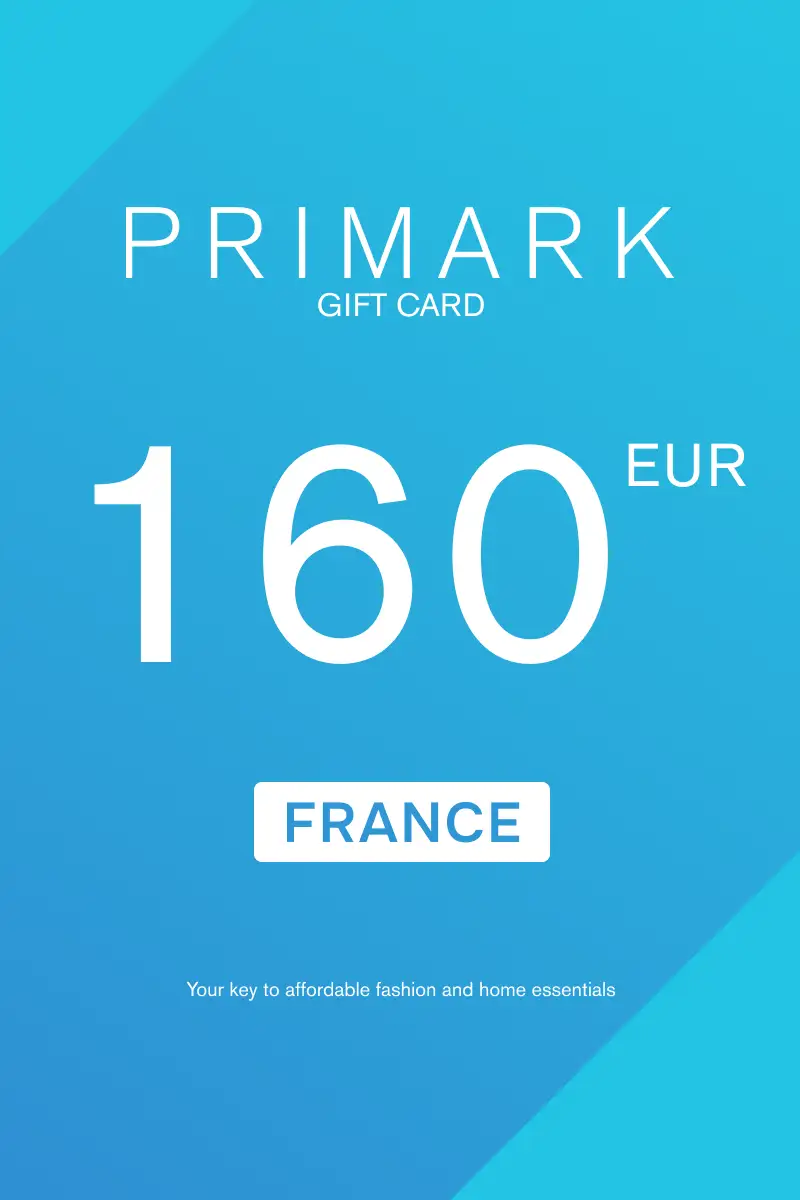 Primark 160 EUR Gift Card (France) - Digital Key