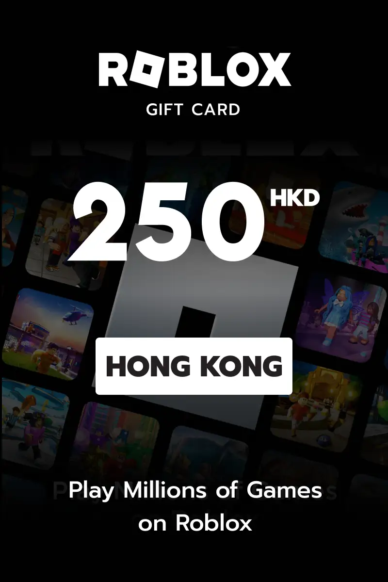 Roblox 250 HKD Gift Card (Hong Kong) - Digital Key