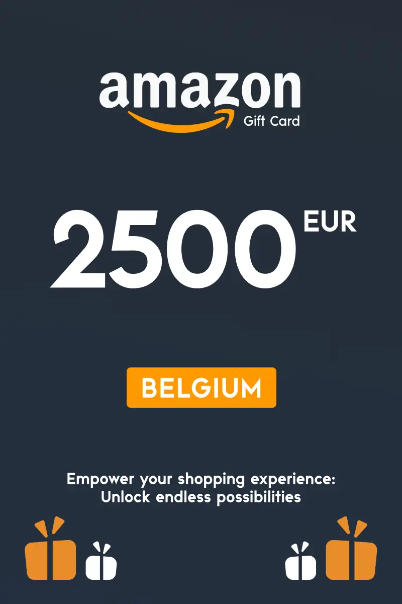Amazon 2500 EUR Gift Card (Belgium) - Digital Key