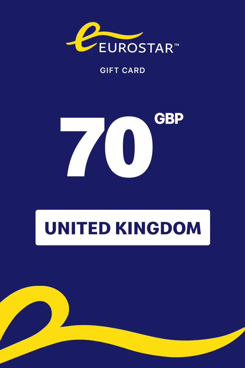 Eurostar 70 GBP Gift Card (United Kingdom) - Digital Key
