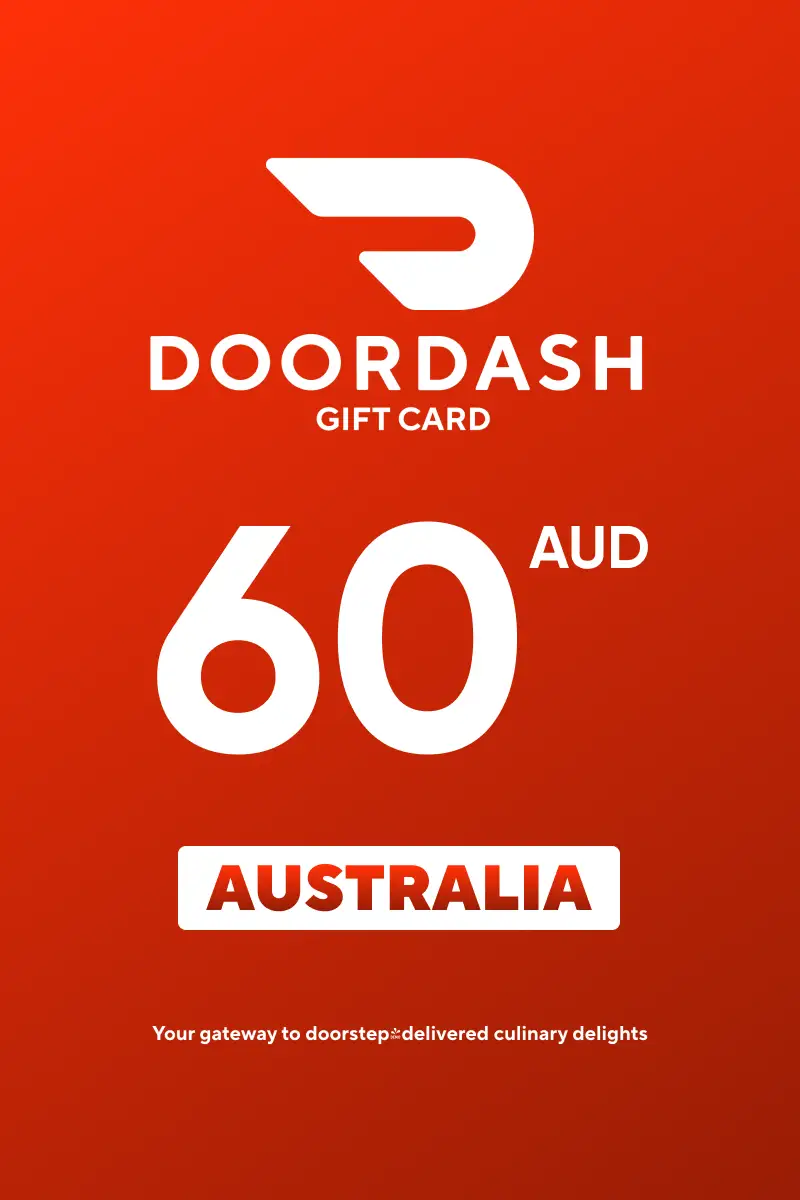 DoorDash 60 AUD Gift Card (Australia) - Digital Key