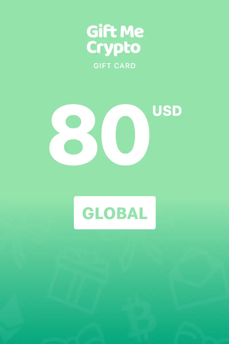 Gift Me Crypto 80 USD Gift Card (Global) - Digital Key