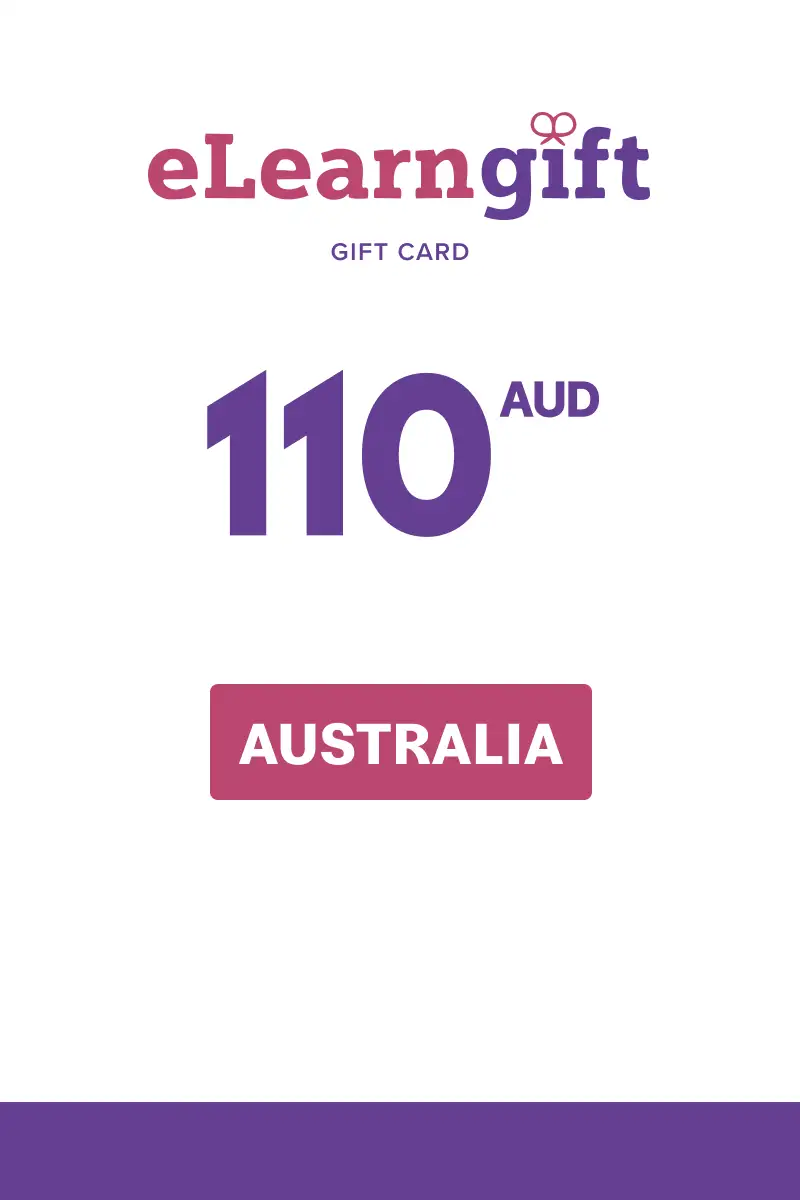 eLearnGift 110 AUD Gift Card (Australia) - Digital Key