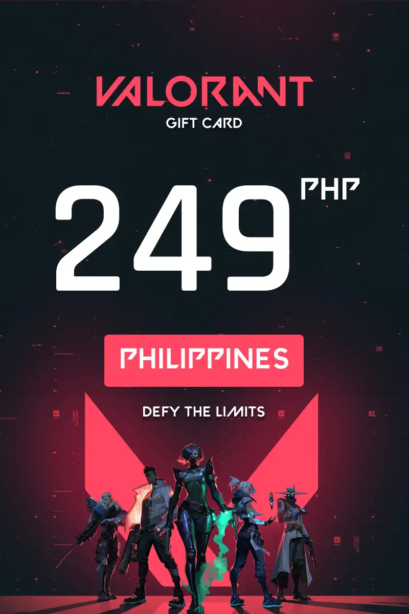Valorant 249 PHP Gift Card (Philippines) - Digital Key