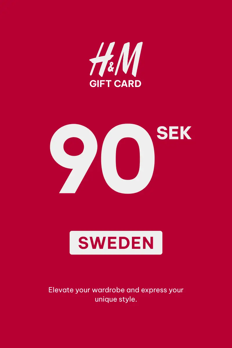 HandM 90 SEK Gift Card (Sweden) - Digital Key