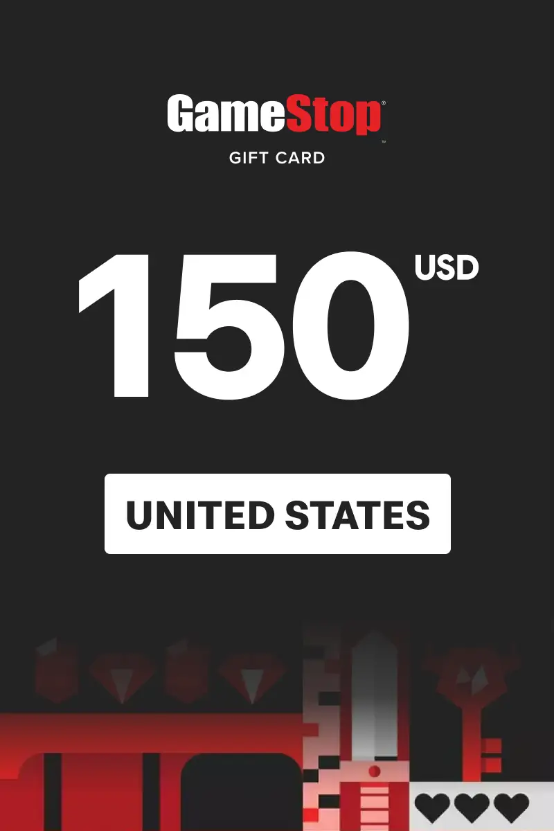 GameStop 150 USD Gift Card (United States) - Digital Key