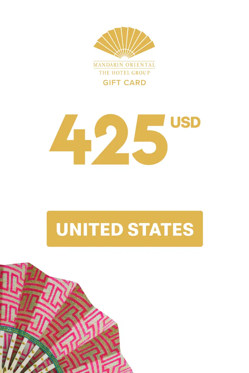 Mandarin Oriental Hotel Group 425 USD Gift Card (United States) - Digital Key