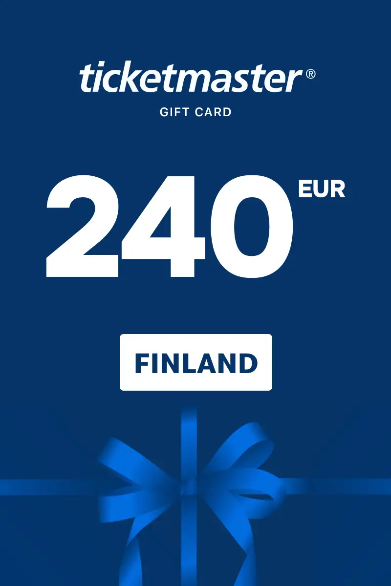 Ticketmaster 240 EUR Gift Card (Finland) - Digital Key