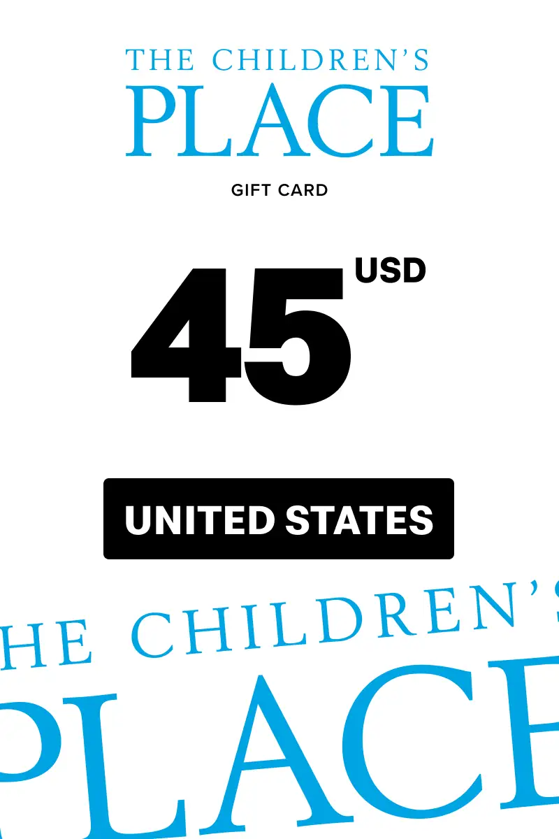 The Children's Place 45 USD Gift Card (United States) - Digital Key