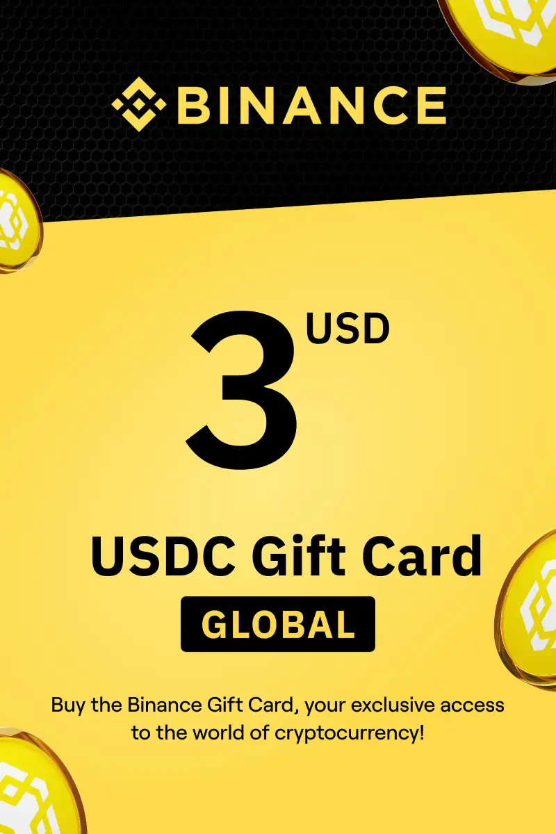 Binance (USDC) 3 USD Gift Card (Global) - Digital Key