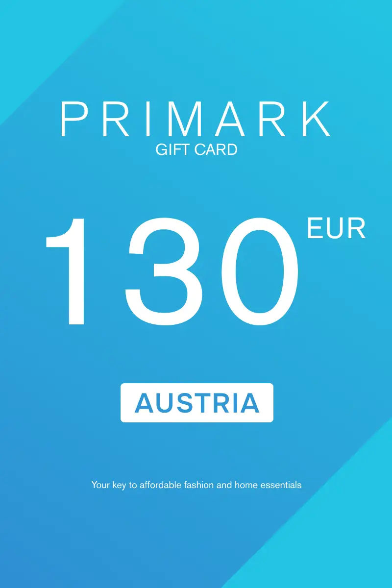 Primark 130 EUR Gift Card (Austria) - Digital Key