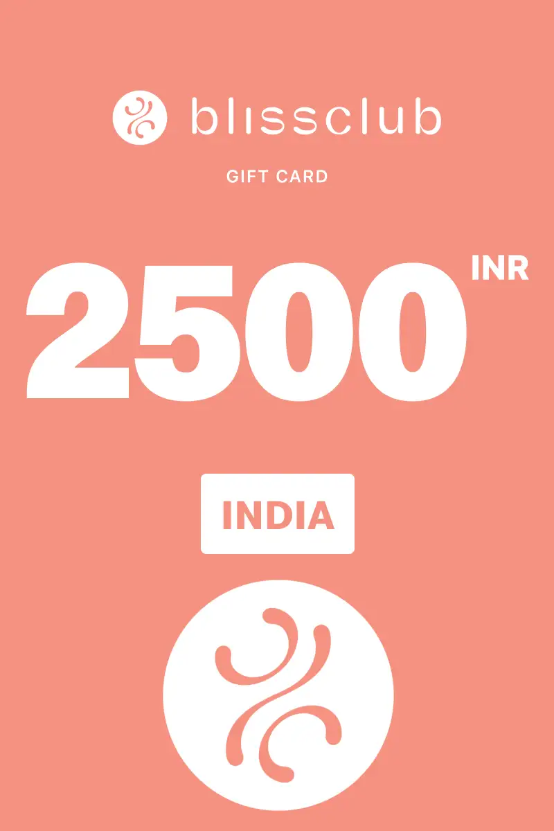 BlissClub 2500 INR Gift Card (India) - Digital Key
