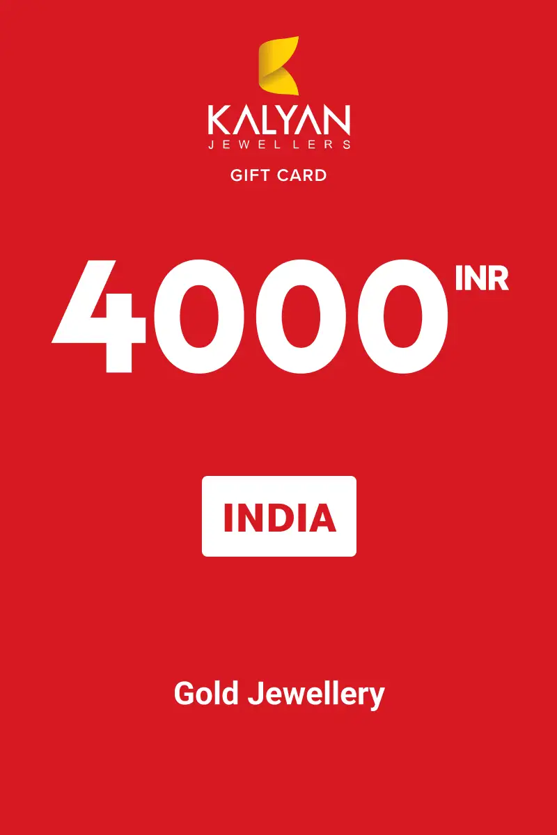 Kalyan Gold Jewellery 4000 INR Gift Card (India) - Digital Key