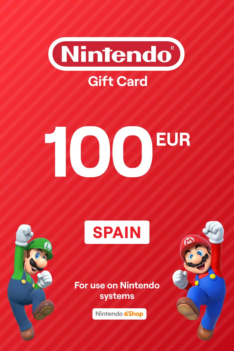 Nintendo eShop 100 EUR Gift Card (Spain) - Digital Key