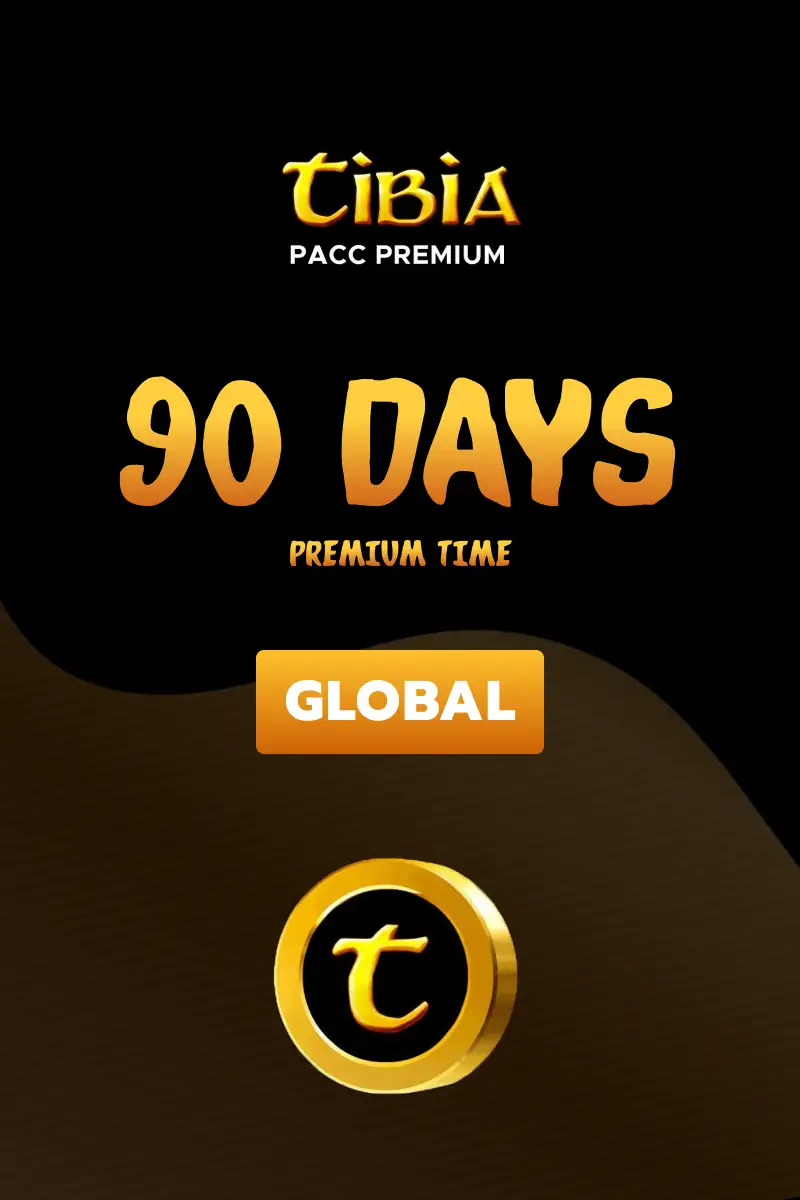Tibia PACC Premium Time 90 Days (Global) - Digital Key
