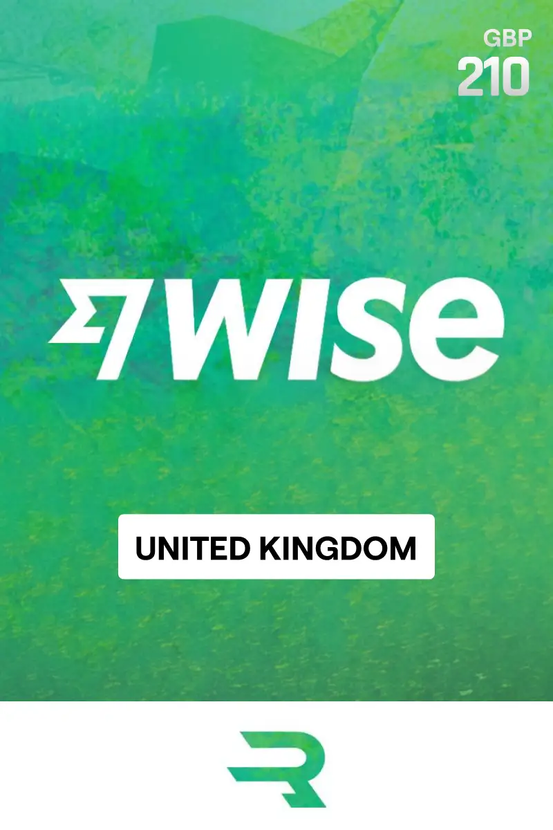 Rewarble Wise 210 GBP Gift Card (United Kingdom) - Rewarble - Digital Key