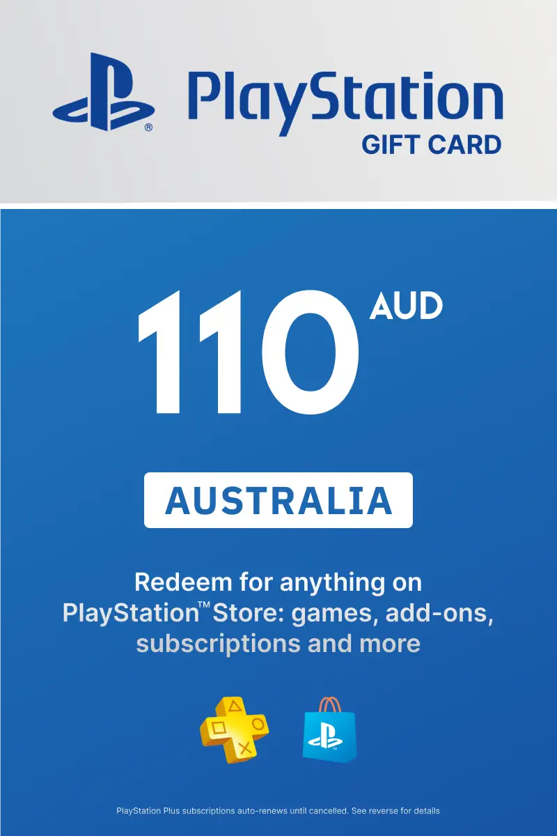 PlayStation Store 110 AUD Gift Card (Australia) - Digital Key