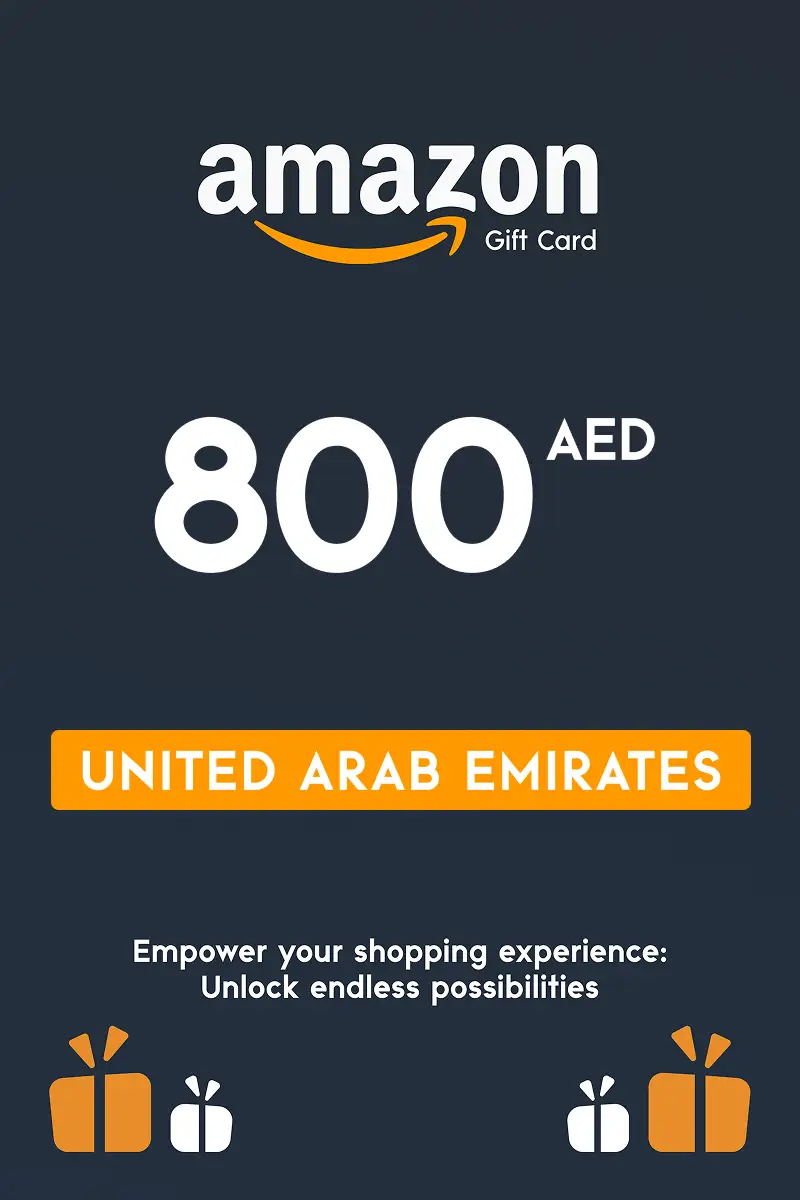 Amazon 800 AED Gift Card (United Arab Emirates) - Digital Key