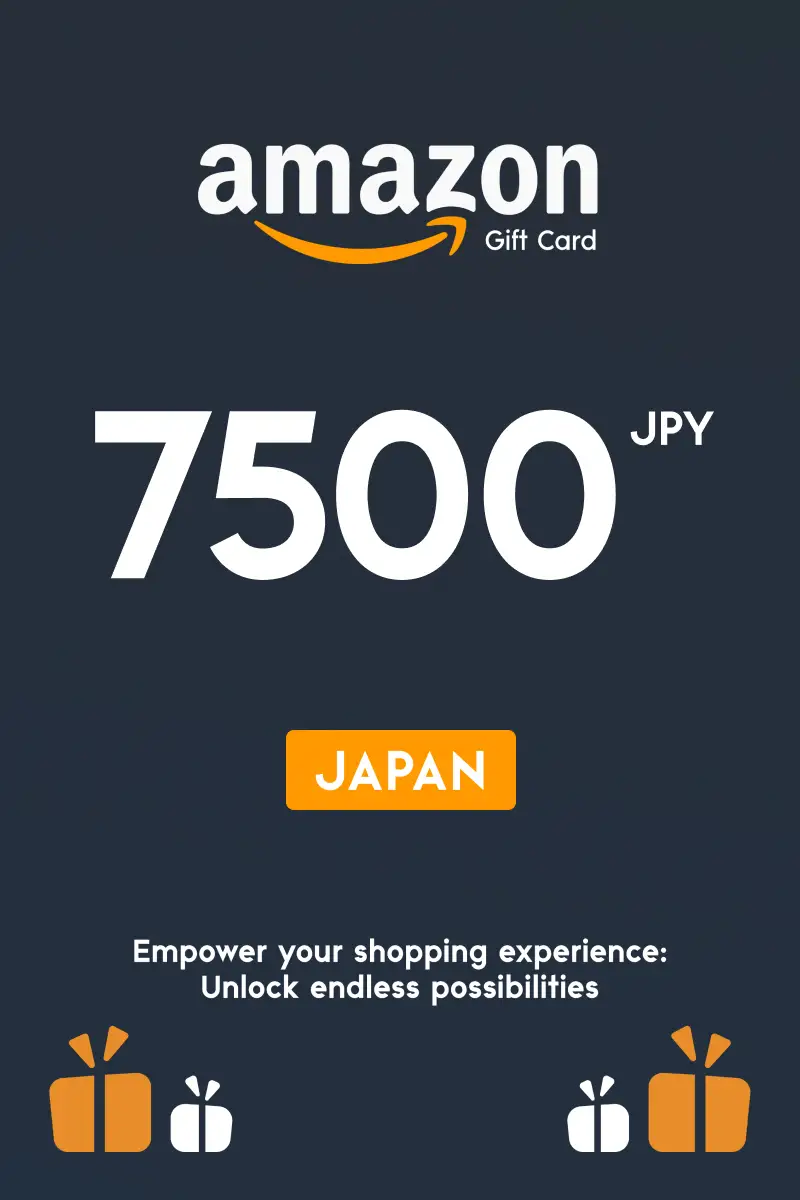 Amazon 7500 JPY Gift Card (Japan) - Digital Key