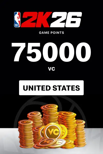 NBA 2K26 75000 Virtual Currency Pack United States Xbox Series XS Xbox Live Digital Key