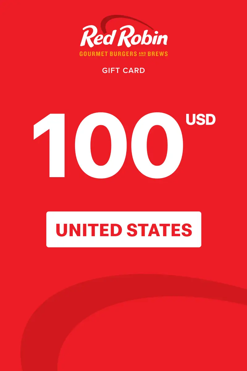 Red Robin 100 USD Gift Card (United States) - Digital Key