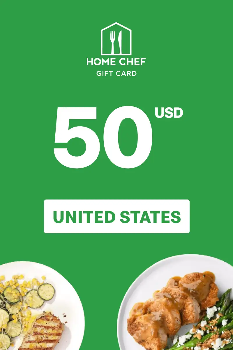 Home Chef 50 USD Gift Card (United States) - Digital Key