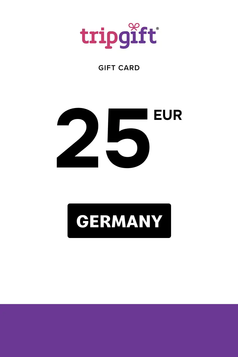 TripGift 25 EUR Gift Card (Germany) - Digital Key