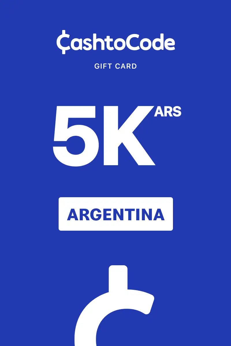 CashtoCode 5000 ARS Gift Card (Argentina) - Digital Key