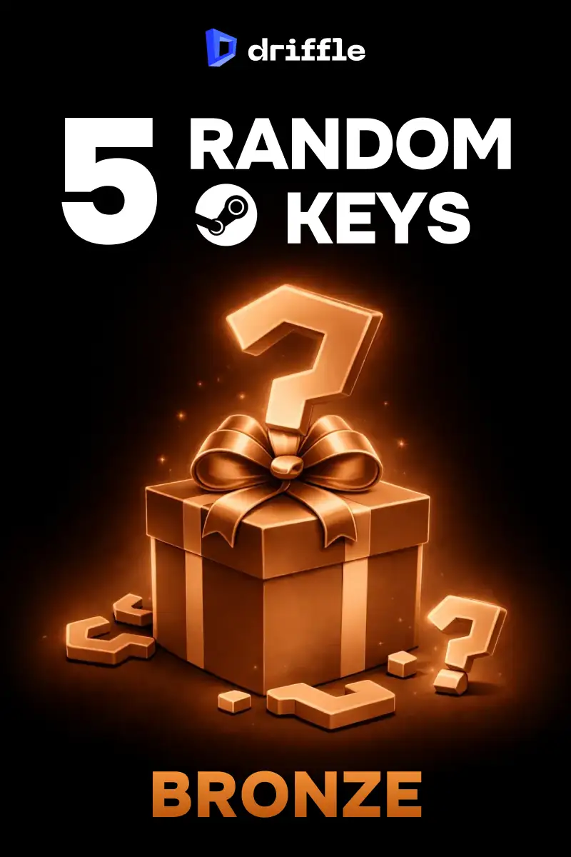 5 Random Steam Games - Bronze (Global) (PC) - Steam - Digital Key