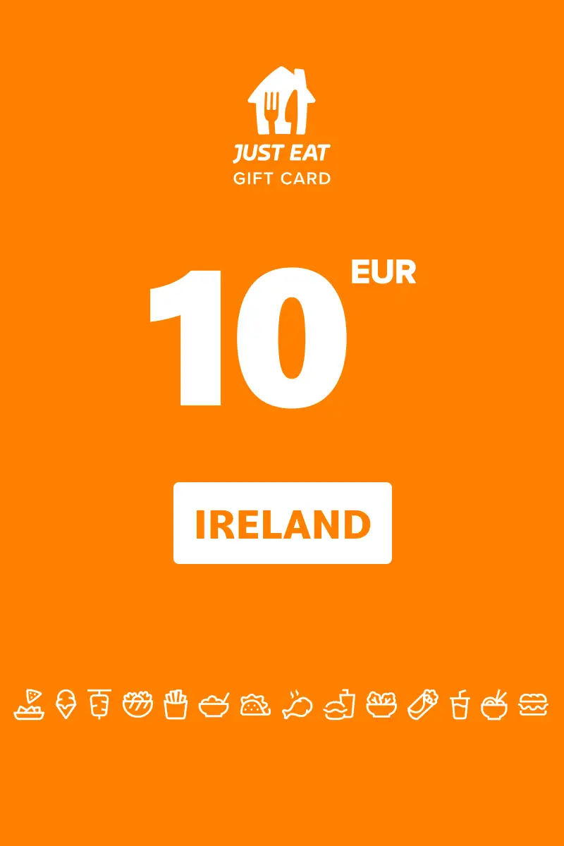Just Eat 10 EUR Gift Card (Ireland) - Digital Key