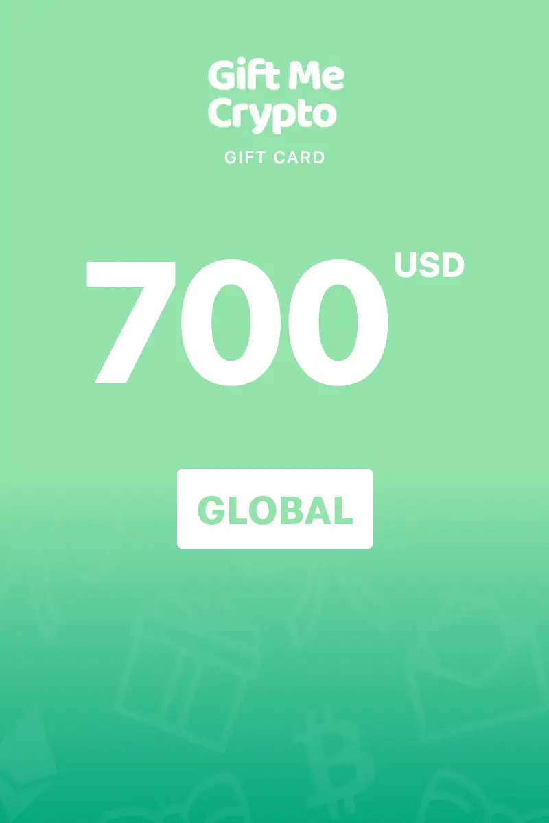 Gift Me Crypto (BTC) 700 USD Gift Card (Global) - Digital Key