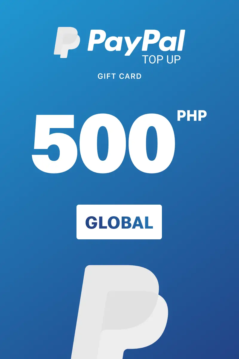 PayPal Instant Top Up 500 PHP Gift Card (Global) - Digital Key