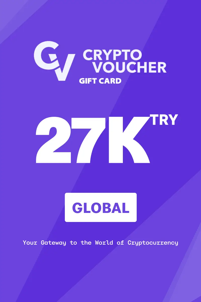Crypto Voucher 27000 TRY Gift Card (Global) - Digital Key