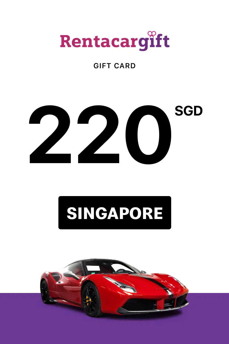 RentaCar Gift 220 SGD Gift Card (Singapore) - Digital Key